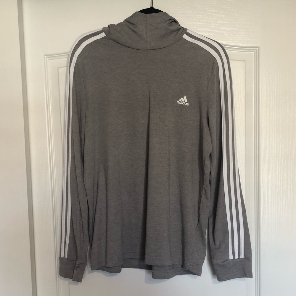 Adidas cowl neck hooded sweater